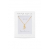 Simply Silver Sterling Silver With Cubic Zirconia Crescent Necklace - Gift Boxed