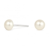 Sterling Silver 925 5mm Freshwater Pearl Stud Earring
