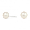 Sterling Silver 925 8mm Freshwater Pearl Stud Earring