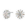 Sterling silver 925 aurora borealis starburst earrings