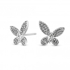 Sterling silver 925 butterfly earrings