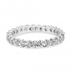 Sterling Silver 925 Cubic Zirconia Band Sized Ring