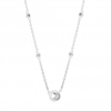 Sterling Silver 925 Cubic Zirconia Besel Set 16