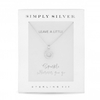 Sterling Silver 925 Cubic Zirconia Open Pendant Set - Gift Boxed