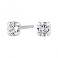 Sterling Silver 925 Cubic Zirconia Small Stud Earring