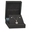 Sterling Silver 925 Cubic Zirconia Snowflake Set - Gift Boxed