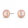 Sterling Silver 925 Freshwater Pearl Pink Pearl Earrings