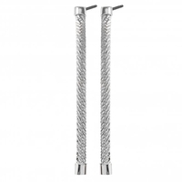 Sterling Silver 925 Herringbone Chain Drop Earring