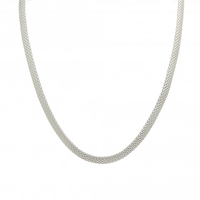 Sterling Silver 925 Oval Chain Allway Necklace