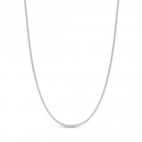 Sterling Silver 925 Polished Mini Twist Chain Allway Necklace