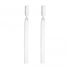 Sterling Silver 925 Silver Polished Bar Drop Earring