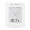 Sterling Silver 925 White Cubic Zirconia Short Pearl Pendant Necklace