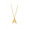 Sterling Silver Gold Alphabet 