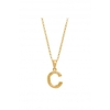 Sterling Silver Gold Alphabet 