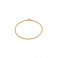 Sterling Silver Gold Sparkle Bracelet