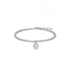 Sterling Silver Heart Shell Bracelet