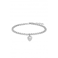 Sterling Silver Heart Shell Bracelet