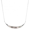 Sterling silver mother of pearl allway spear necklace