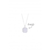 Sterling Silver Octagon Locket Necklace - Personalised By Engraving