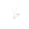 Sterling Silver Round Locket Necklace - Personalised By Engraving
