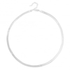 Sterling silver slinky mirrored snake chain necklace