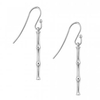 Takenoko sterling silver stick drop earring