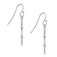 Takenoko sterling silver stick drop earring