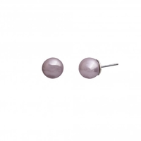 Tonal Pink Pearl 8mm Ball Stud Earrings