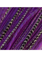 Feather Hair Extensions - Purple