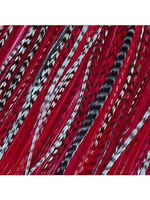 Feather Hair Extensions - Scarlet Red