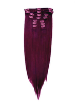 I&k Clip In Hair Extensions (burg) Length(inch)-18