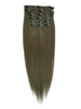 I&k Clip In Hair Extensions (dark Ash Brown) Length(inch)-14