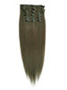 I&k Clip In Hair Extensions (dark Ash Brown) Length(inch)-22