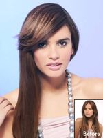 I&k Clip In Hair Fringe Highlight