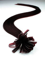 I&k Pre-bonded Hair Extensions (dark Reddish Wine) Length(inch)-22