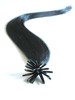 I&k Pre-bonded Hair Extensions (jet Black) Length(inch)-18