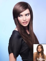 I&k Side Swept Hair Fringe(free Style)