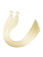 Vl Remy Pre-bonded Flat Tip 60 Platinum Blonde Length(inch)-18