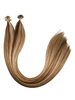 Vl Remy Pre-bonded Flat Tip p4/14 Chocolate Brown With Caramel H Length(inch)-18