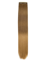 Vl Remy Weft Dip Dye Chestnut Brown To Caramel 150g Length(inch)-22