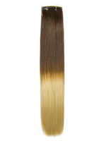 Vl Remy Weft Dip Dye Chocolate Brown To Lightest Blonde 150g Length(inch)-18
