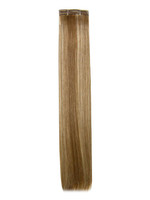 Vl Remy Weft Medium Brown With Lightest Blonde Hightlights 150g Length(inch)-18