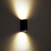2x Biard Round Up/Down Light IP44 Splashproof