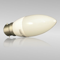 3W Diamond LED Candle Bulb B22 Fitting Equivalent To 25W 88% Energy Saving