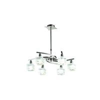 Acton 6 Arm Chrome Ceiling Pendant