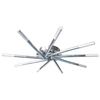 Angel 9 Arm Chrome Ceiling Pendant