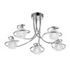 Arsenal 5 Arm Chrome Ceiling Pendant