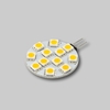 Auraglow 12 LED Flat Rounded G4