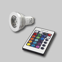 Auraglow RGB Remote Controlled GU10