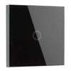Biard 1 Gang Glass Touch Light Switch - Black